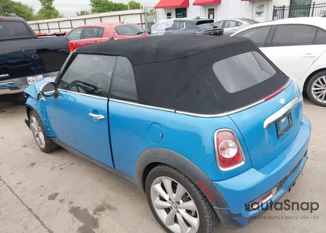 2013 Mini Convertible Cooper S из США, поврежденный, VIN WMWZP3C59DT705232